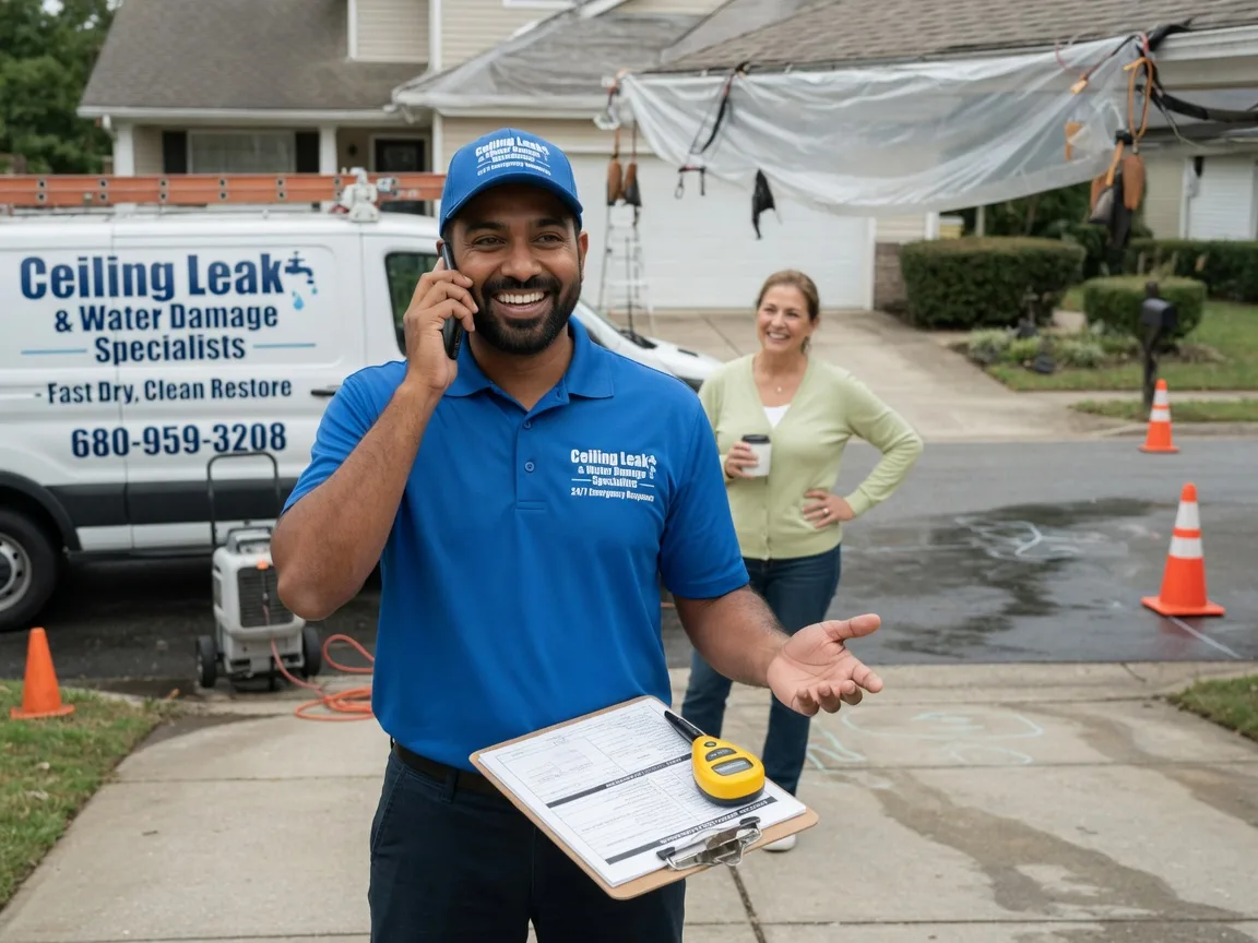 Ceiling Leak Cleanup Grantsville, WV FAQs